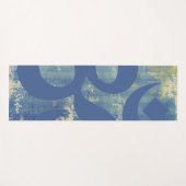 Om Symbol Distressed Blue Denim Personalisiert Yogamatte (Vorderseite (Horizontal))