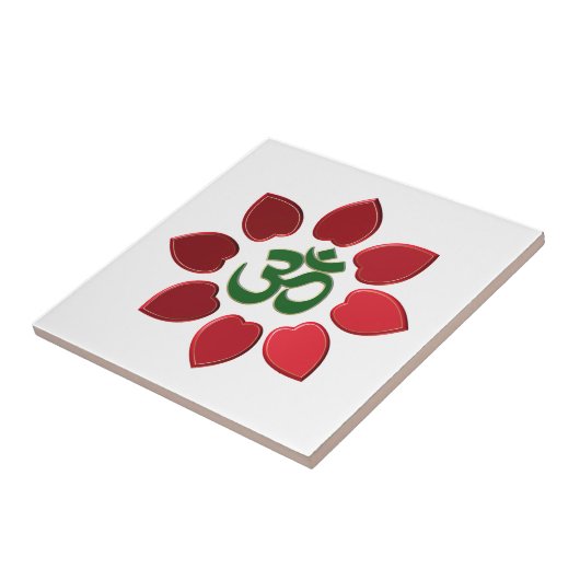 Om-Symbol Fliese (Seite)