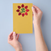 Om-Symbol Flyer (Handgriff)