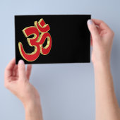 Om-Symbol Flyer (Handgriff)