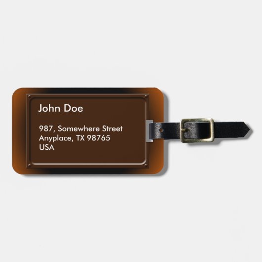 OM-Symbol Gepäckanhänger (Vorderseite horizontal)