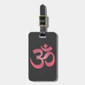 OM-Symbol-Gepäckanhänger Gepäckanhänger (Vorderseite vertikal)