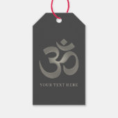 Om Symbol Geschenkanhänger (Vorderseite)