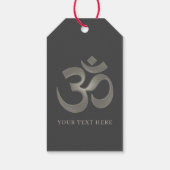 Om Symbol Geschenkanhänger (Rückseite)