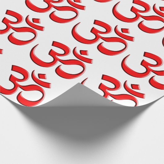 OM Symbol Geschenkpapier (Ecke)
