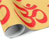 "OM-Symbol " Geschenkpapier (Rolleneckpunkt)