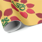Om-Symbol Geschenkpapier (Rolleneckpunkt)
