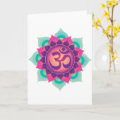 Om Symbol Karte (Gelbe Blume)