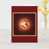 OM-Symbol Karte (Gelbe Blume)