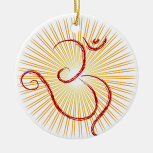 OM-Symbol Keramik Ornament