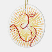 OM-Symbol Keramik Ornament (Links)