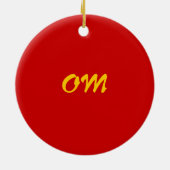 OM-Symbol Keramik Ornament (Hinten)