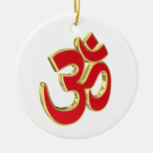 Om-Symbol Keramik Ornament