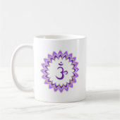 OM-Symbol/Krone Chakra Kaffeetasse (Links)