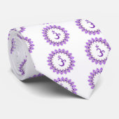 OM-Symbol/Krone Chakra Krawatte (Gerollt)