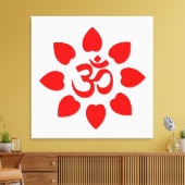 Om-Symbol Leinwanddruck (Insitu (Wohnzimmer))