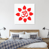 Om-Symbol Leinwanddruck (Insitu (Schlafzimmer))