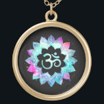 *~* OM Symbol Lotus Wasserfarbe .Mandala Vergoldete Kette<br><div class="desc">* Energetisch verbessert - Ein OM Symbol Lotus Wasserfarbe Mandala auf schwarzem Hintergrund.Schwarzer Hintergrund Es kann Zen , Esoteric , New Age , Metaphysische und spirituelle Hilfe mit Meditation und Achtsamkeit sein. Hier für Sie ist ein beeindruckend schönes neues Zeitalter metaphysisch geneigt Auge zu fangen, wahrscheinlich inspirier Meditation und ruhige...</div>