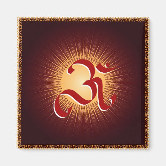 OM-Symbol Magnet (Vorne)