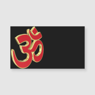 Om-Symbol Magnetkarte