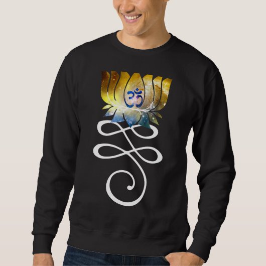 Om-Symbol-Meditation Sweatshirt (Vorderseite)