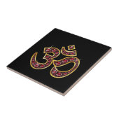 Om Symbol mit "Ruby Stones" Fliese (Seite)