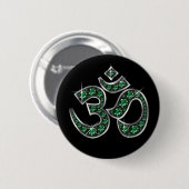 Om Symbol mit "Smarald Stones" Button (Vorne & Hinten)