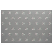 Om Symbol Muster Sanskrit pastellrot grün grau Stoff (Fat Quarter (45,7 x 55,9 cm))