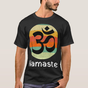 Om Symbol Namaste Ohm Hindu Zen Yoga Day Premium  T-Shirt