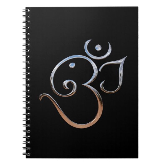 Om Symbol Notizblock (Vorderseite)