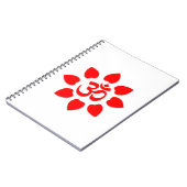 Om-Symbol Notizblock (Linke Seite)