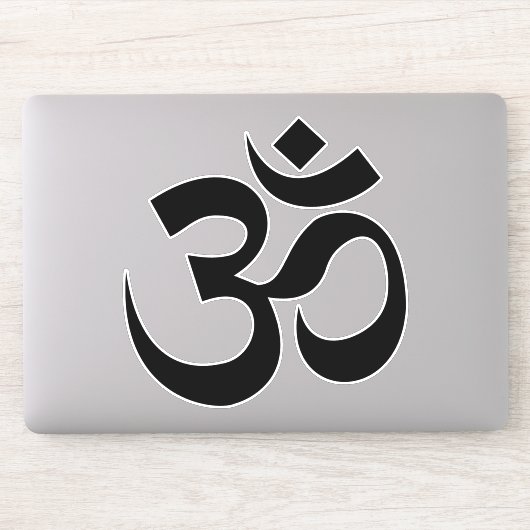 Om Symbol Ohm Yoga Spiritueller Buddhismus Aufkleber (Computer)