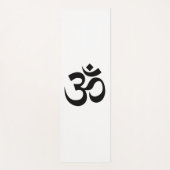 Om Symbol Ohm Yoga Spiritueller Buddhismus Yogamatte (Vorderseite)