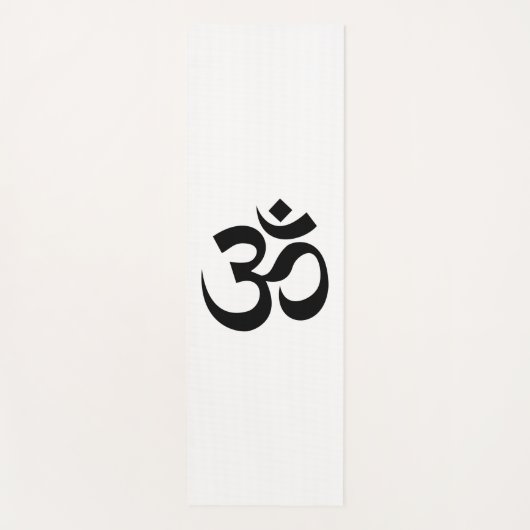 Om Symbol Ohm Yoga Spiritueller Buddhismus Yogamatte (Vorderseite)