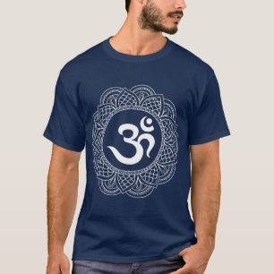Om Symbol Om Ohm Hindu Mandala Yoga Meditation T-Shirt