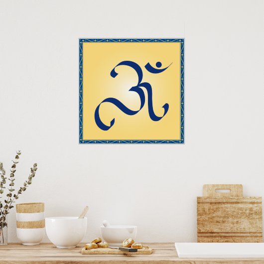 OM-Symbol - Plakat (Küche)