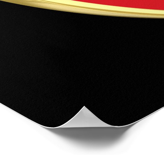 Om-Symbol Poster (Ecke)