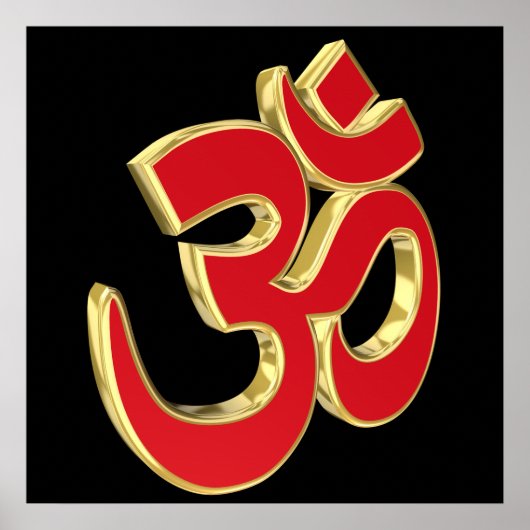 Om-Symbol Poster (Vorne)