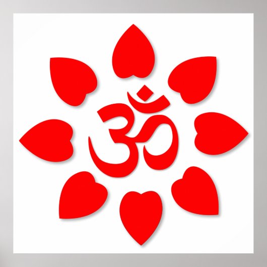 Om-Symbol Poster (Vorne)