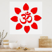 Om-Symbol Poster (Küche)