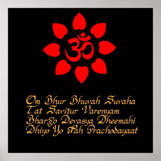 Om-Symbol Poster (Vorne)