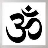 Om Symbol Poster (Vorne)