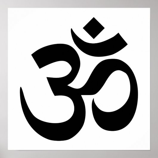 Om Symbol Poster (Vorne)
