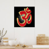 Om-Symbol Poster (Küche)