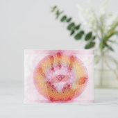 Om Symbol Postkarte (Stehend Vorderseite)