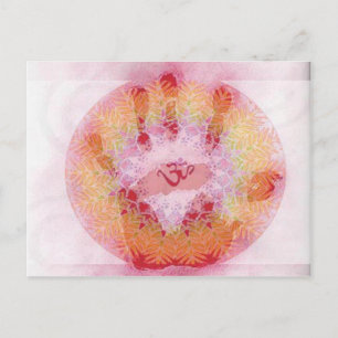 Om Symbol Postkarte