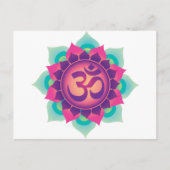 Om Symbol Postkarte (Vorderseite)