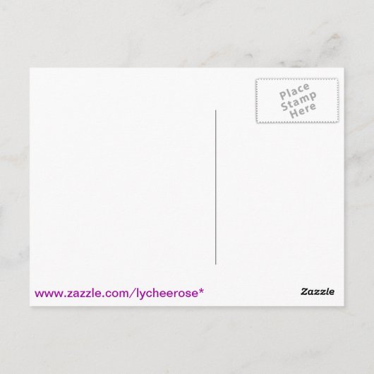 OM Symbol Postkarte (Rückseite)