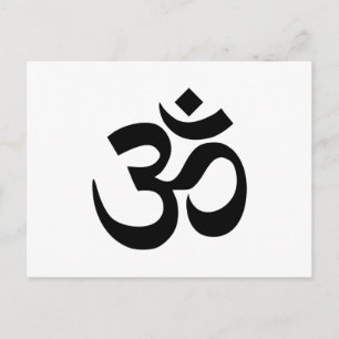 Om-Symbol Postkarte