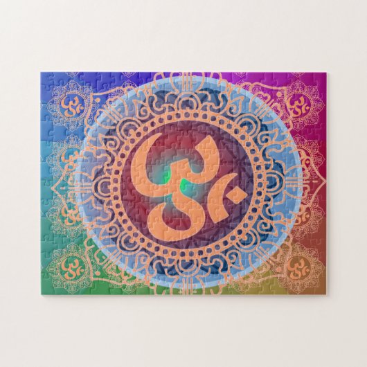 OM Symbol Puzzle (Horizontal)